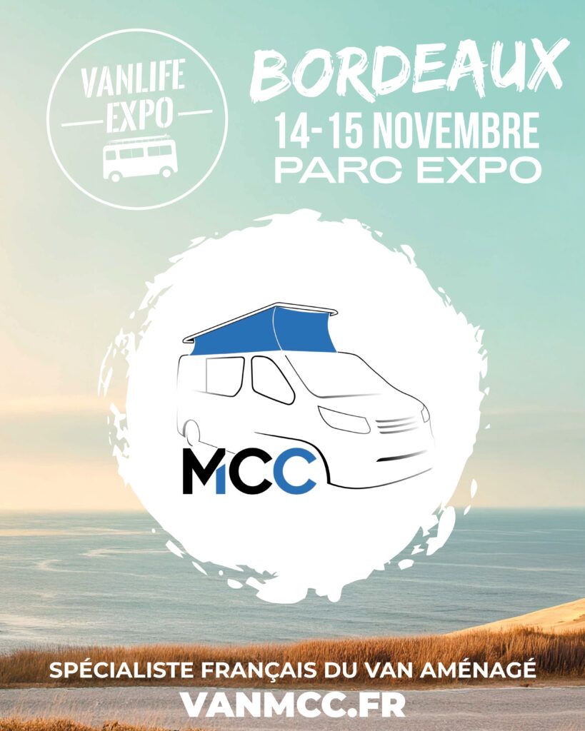 14/10/2026 : RDV LE 14 ET 15 NOVEMBRE AU VANLIFE EXPO DE BORDEAUX !
